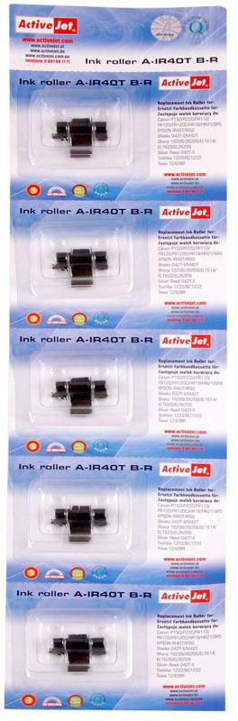 Activejet A-IR40T B-R set of ink rollers -R; IR40T replacement; Supreme; 5 pcs; black; red