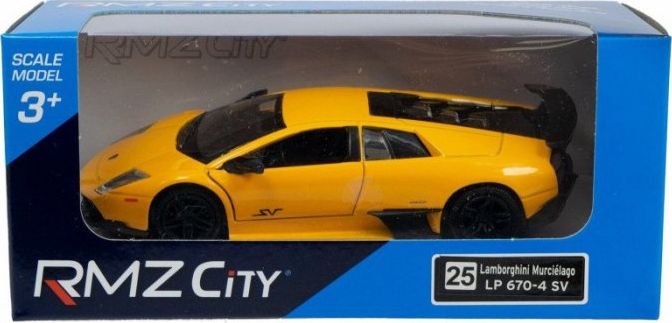 Kovový model RMZ Lamborghini Murcielago žltá