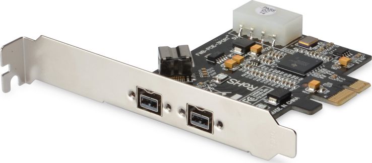 Řadič Digitus PCIe x1 – 3x FireWire 800 (DS-30203-2)