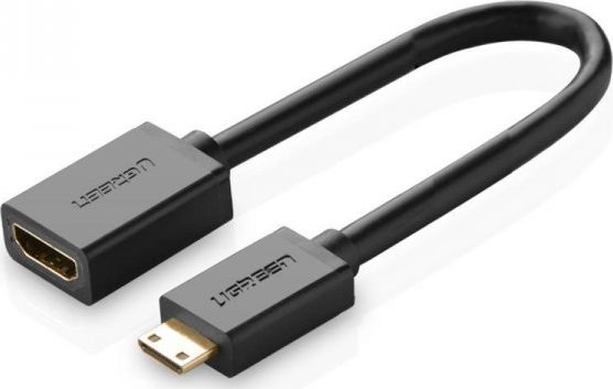 Ugreen HDMI Mini - HDMI AV adaptér černý (UGR307BLK)