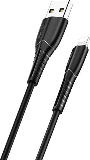 Usams USB-A – Lightning kabel 1 m černý (63868-uniw)