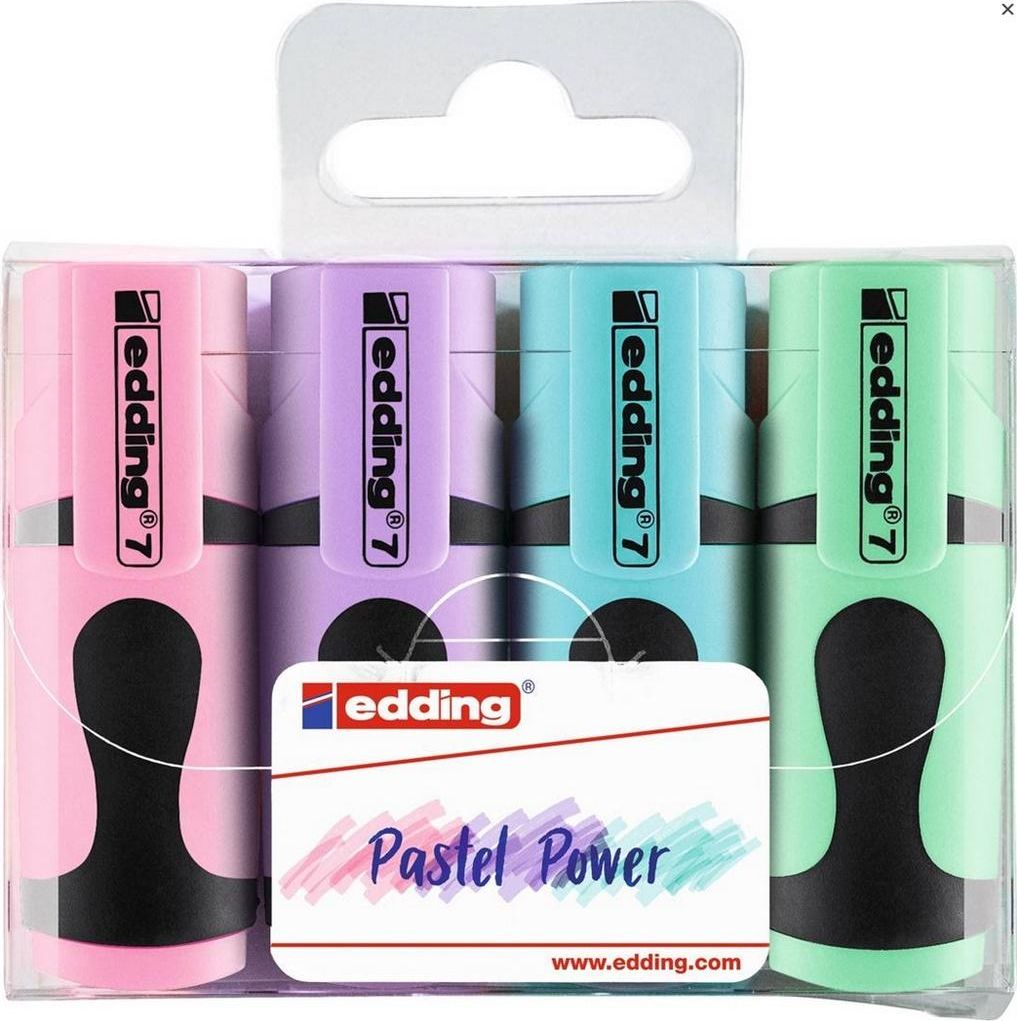 Edding Mini Currel 4 Pastel Colors Edding