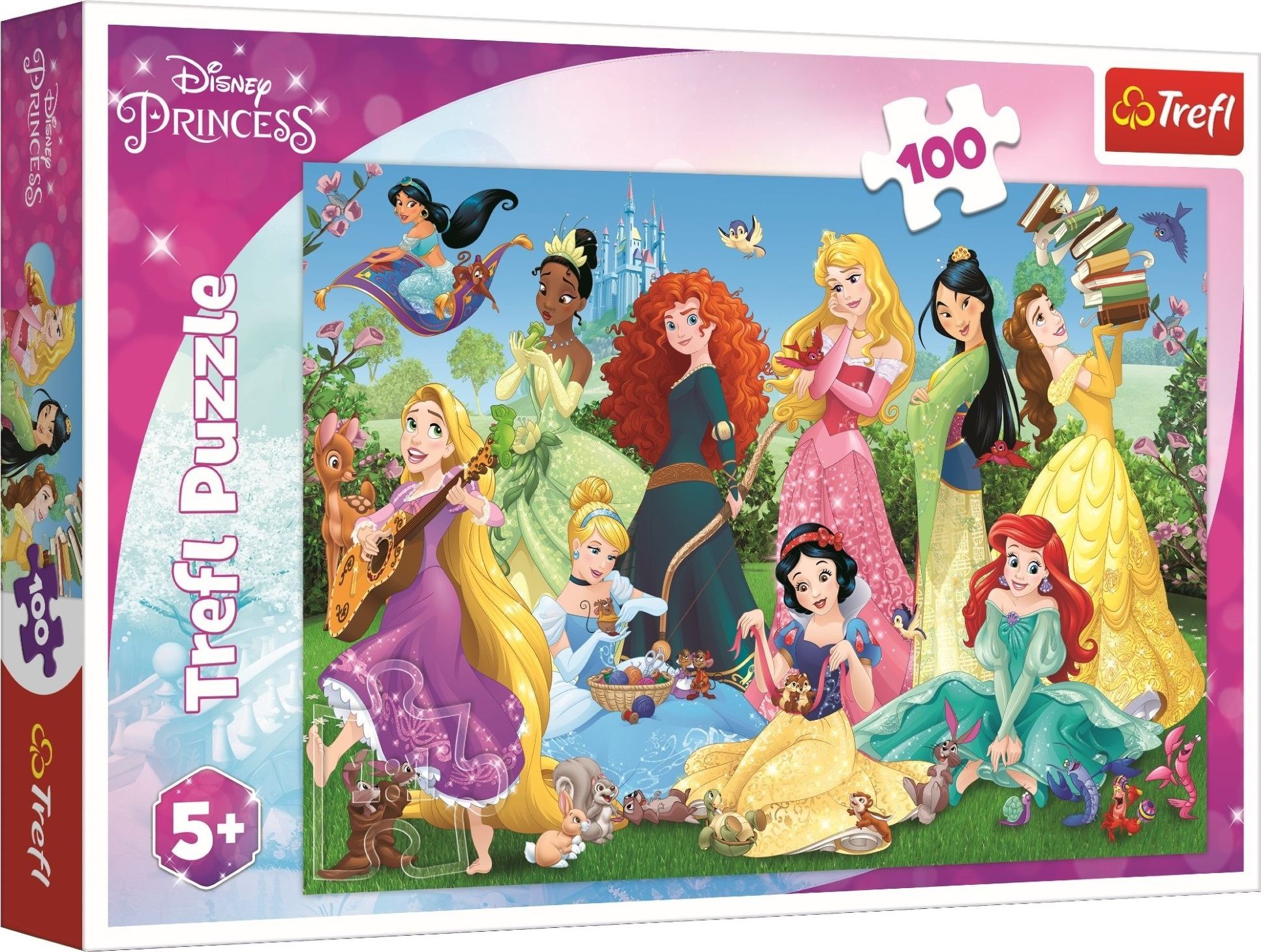 Puzzle 100 dielikov Očarujúce princezné
