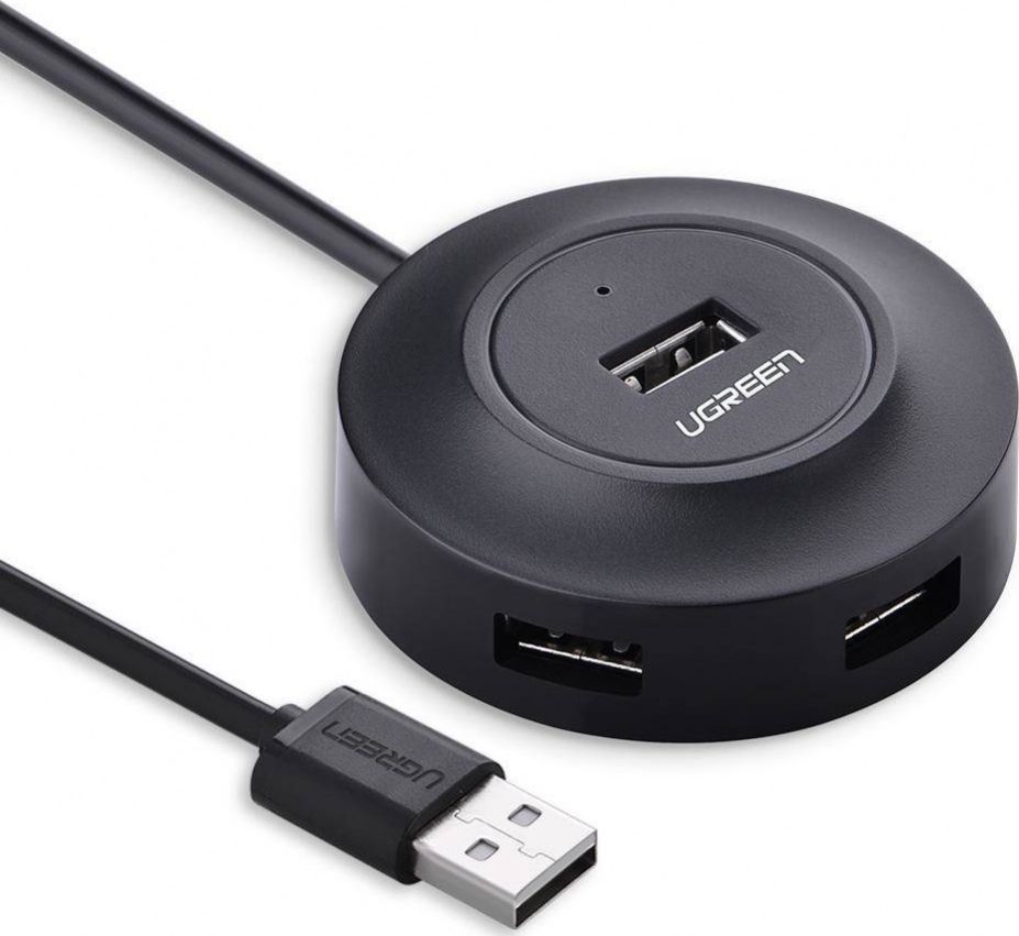 Ugreen USB HUB 4x USB-A 2.0 (UGR600BLK)