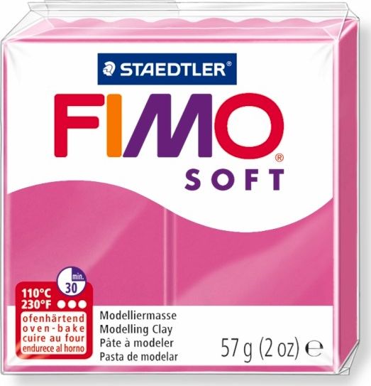 Fimo termosetová plastová hlína Soft amarant 57g