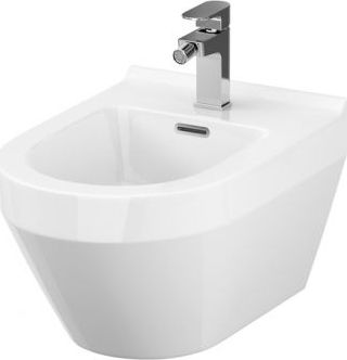 Cersanit oválný závěsný bidet Crea skrytá instalace (K114-009)