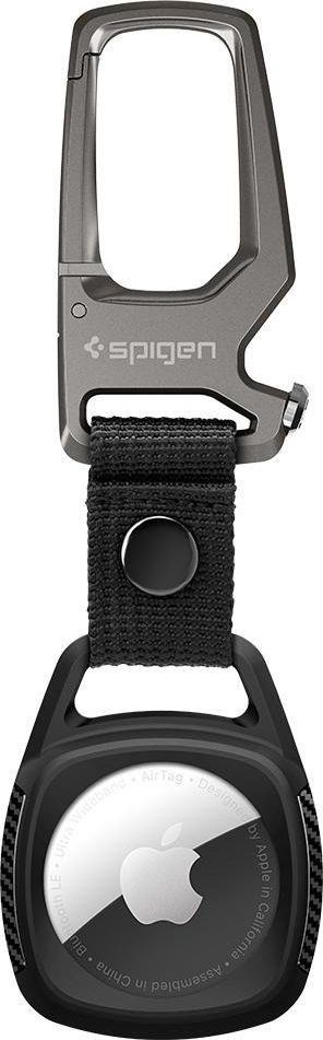 Silikonové pouzdro Spigen Spigen Rugged Armor Apple AirTag Matte Black