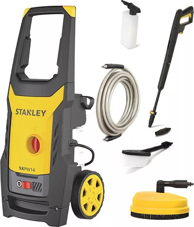 Stanleyová tlaková pračka tlaková myčka 1400 W 110bar 390/h Stanley plus vstup