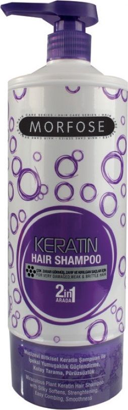 Morfose keratin šampon přestavba poškozené vlasy 1000 ml