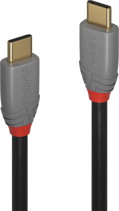 Lindy USB kabel USB-C – USB-C 0,5 m šedý (36900)