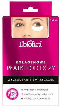 Lbiotica Kolagenové náplasti na oči proti vráskám 3x2 ks.