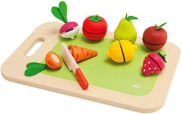 SEVI 006-82320 CUTTING BOARD WITH VEGETABLES AND FRUIT - 9 ELEMENTS