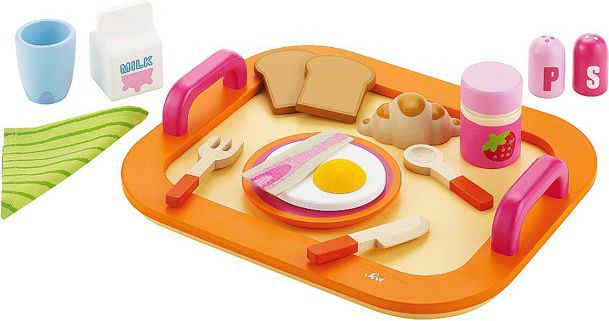 SEVI 006-82317 WOODEN BREAKFAST SET - 16 ELEMENTS
