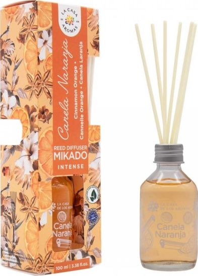 La Casa de los Aromas La Casa de los Aromas Mikado Intenzívne tyčinky s vôňou škorice a pomaranča 100 ml