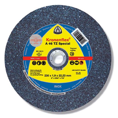 Kotúč rezný 125x1 mm na oceľ a nerez - Klingspor PROFI A60TZ