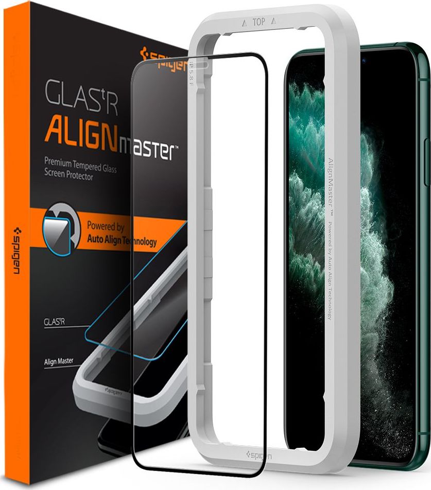 Spigen Tempered glass ALM GLASS FC iPhone11 Pro Max
