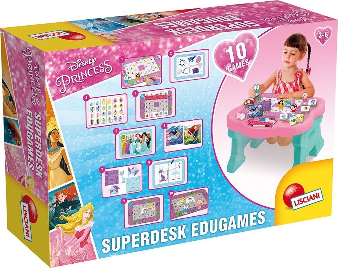 Lisciani Superbiurko Edukacyjne Princess