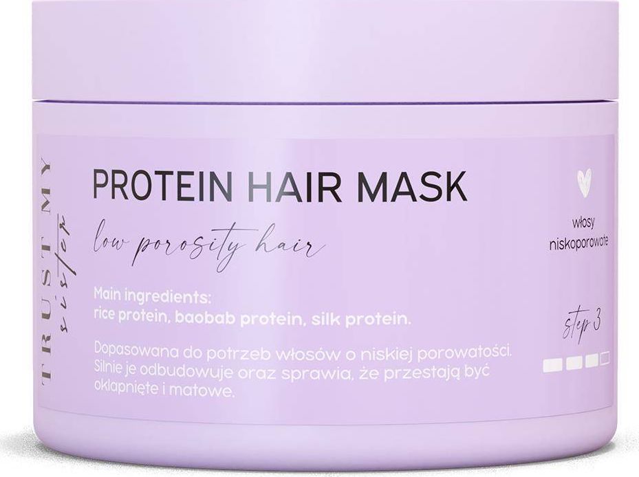 Důvěry důvěry mé sesterské proteinové vlasů masky proteinové masky pro vlasy s nízkou porozitou 150g