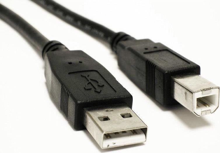 Akyga AK-USB-04 USB cable 1.8 m USB 2.0 USB A USB B Black