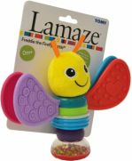 Tomy LAMAZE BUTTERFLY RATTLE FRED LC27636