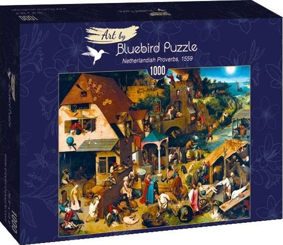 Bluebird puzzle puzzle 1000 přísloví, Brueghel