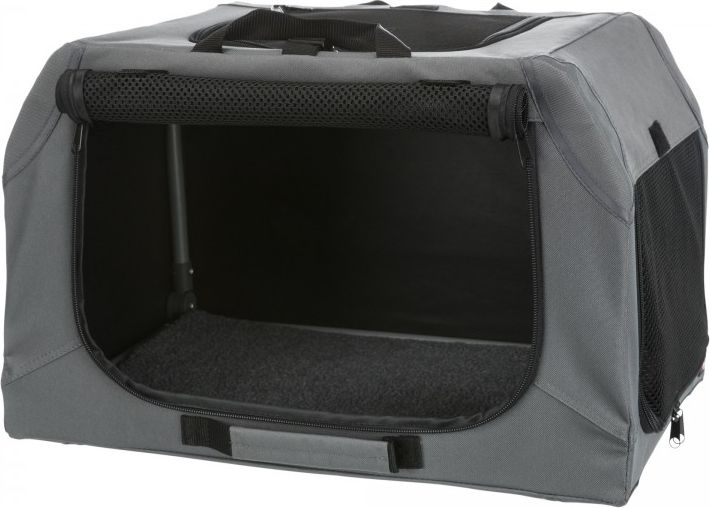 Trixie Easy Soft Chonel, Domet Bud pro psa, šedá, xs -s: 50 × 33 × 36 cm