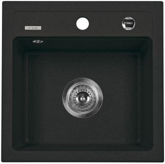 GRANITE SINK WITH MIXER TAP 1-BOWL DEANTE GRAPHITE MATT ZORBA