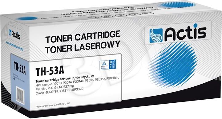 Náhradní toner Actis TH-53A černý 53A (TH-53A)