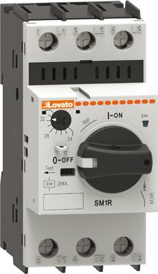 Elektrický spínač Elektrického motoru Lovato s knoflíkem 2,5 - 4a 100ka 400V (SM1R0400)