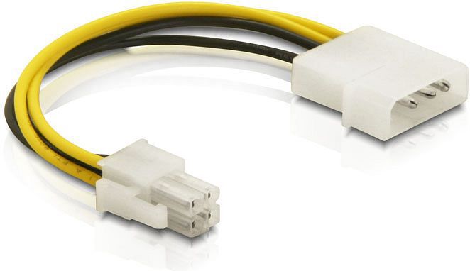 Delock Adaptér Molex 4-pin - P4 15 cm