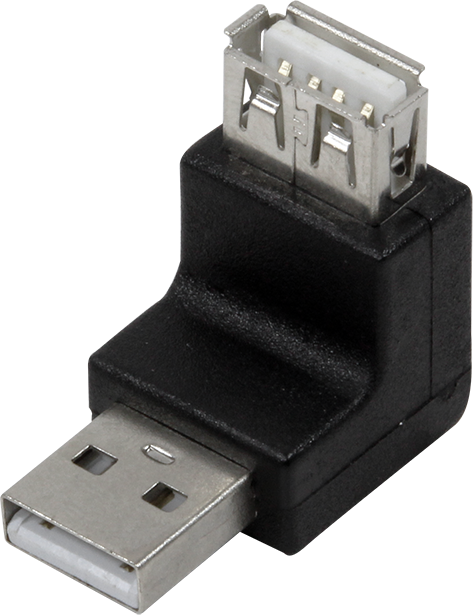 LogiLink USB adaptér USB – USB černý (AU0027)