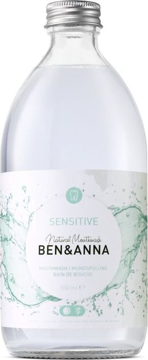 Ben&Anna Natural Mondwater ústní voda s aloe, šalvějí a mátovým olejem 500 ml