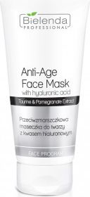 Bielenda Professional Anti-Age pleťová maska s kyselinou hyaluronovou pleťová maska proti vráskám 175 ml