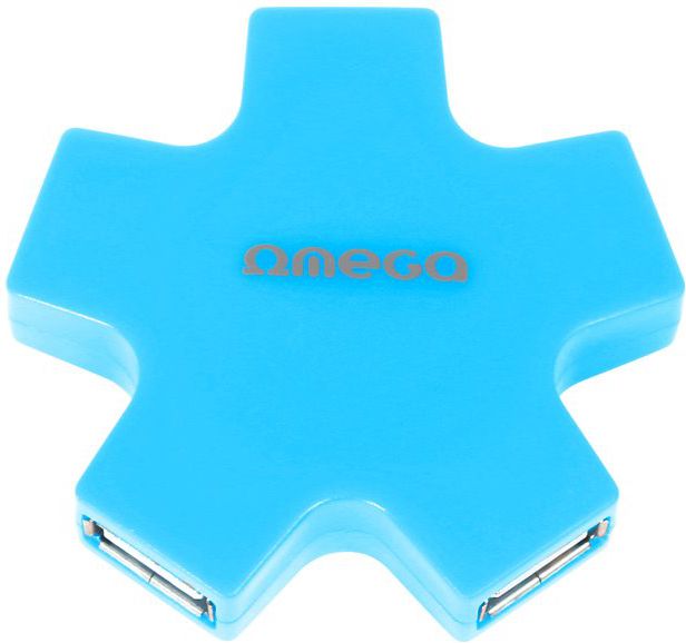 Omega USB HUB 4x USB-A 2.0 (OUH24SBL)