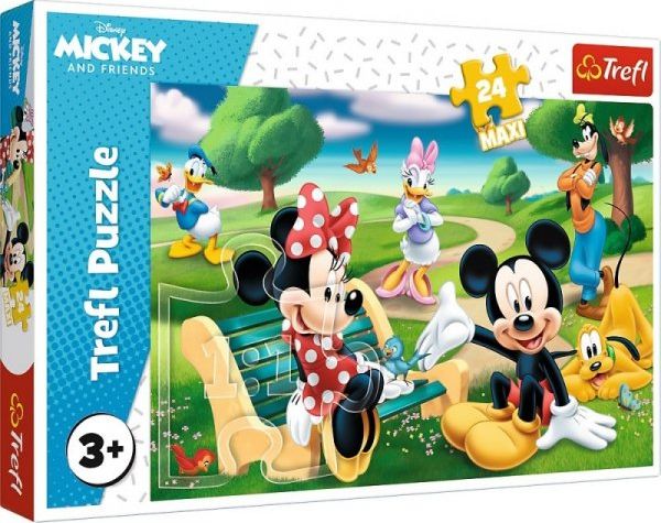 Trefl Puzzle 24 Maxi Mickey Mouse s priateľmi
