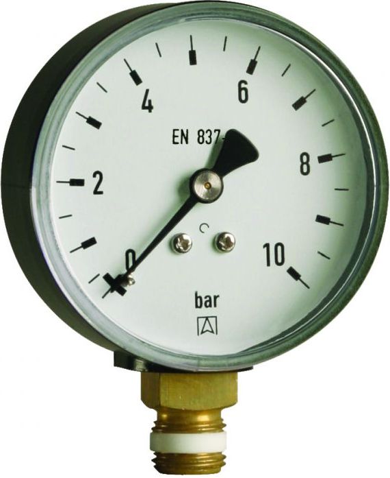 Afriso Topný manometr RF 100 RAD 100mm 0 - 16bar 1/2 (63615)