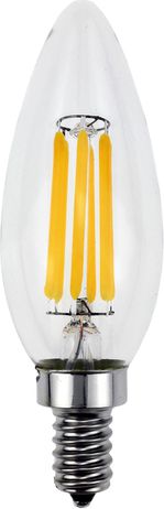 Omega LED žárovka svíčka E14, 4W, 2800K