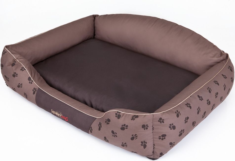 HOBBYDOG Royal Lair - Světle hnědá Crown L