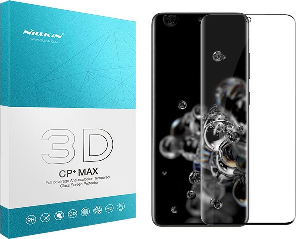 Nillkin Glass Nillkin 3D CP+ Max Galaxy S20 Ultra - Universal Black