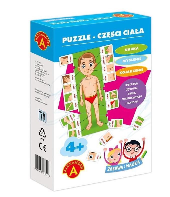 Alexander Puzzle Časti tela – Zima a veda (1831)