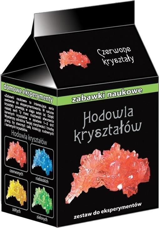 Ranní vědecké hračky Pěstování krystalů - červená