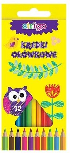Strigo Trojúhelníkové pastelky 12 barev STRIGO