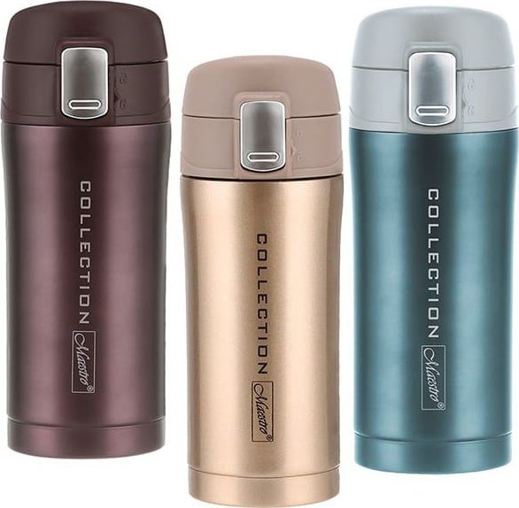 Maestro MR-1641-32-BROWN 320 ml thermal mug brown
