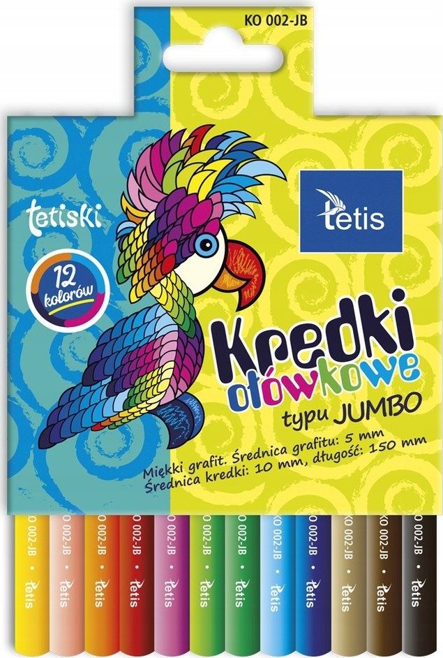 Tetis tetiski pastelky Round Jumbo 12 Kol