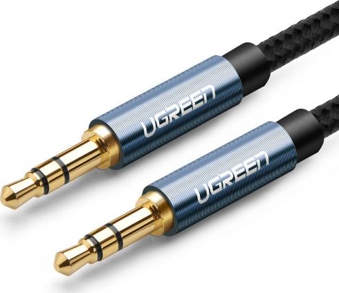 Kabel Ugreen Jack 3,5mm - Jack 3,5mm 1m modrý (UGR638BLU)