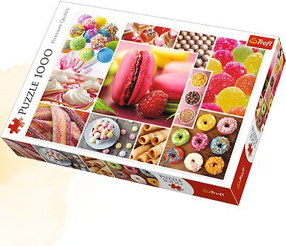 Trefl Puzzle 1000el - Candy koláž (10469)