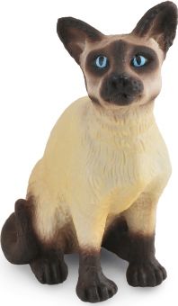 Figurka Collecta Siamská kočka sedící
