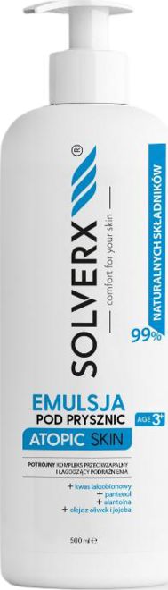 Solverx Atopic Skin sprchová emulzia 500ml