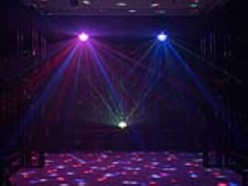 Eurolite LED Half Ball 6x 1W RGBAW DMX, paprskový efekt