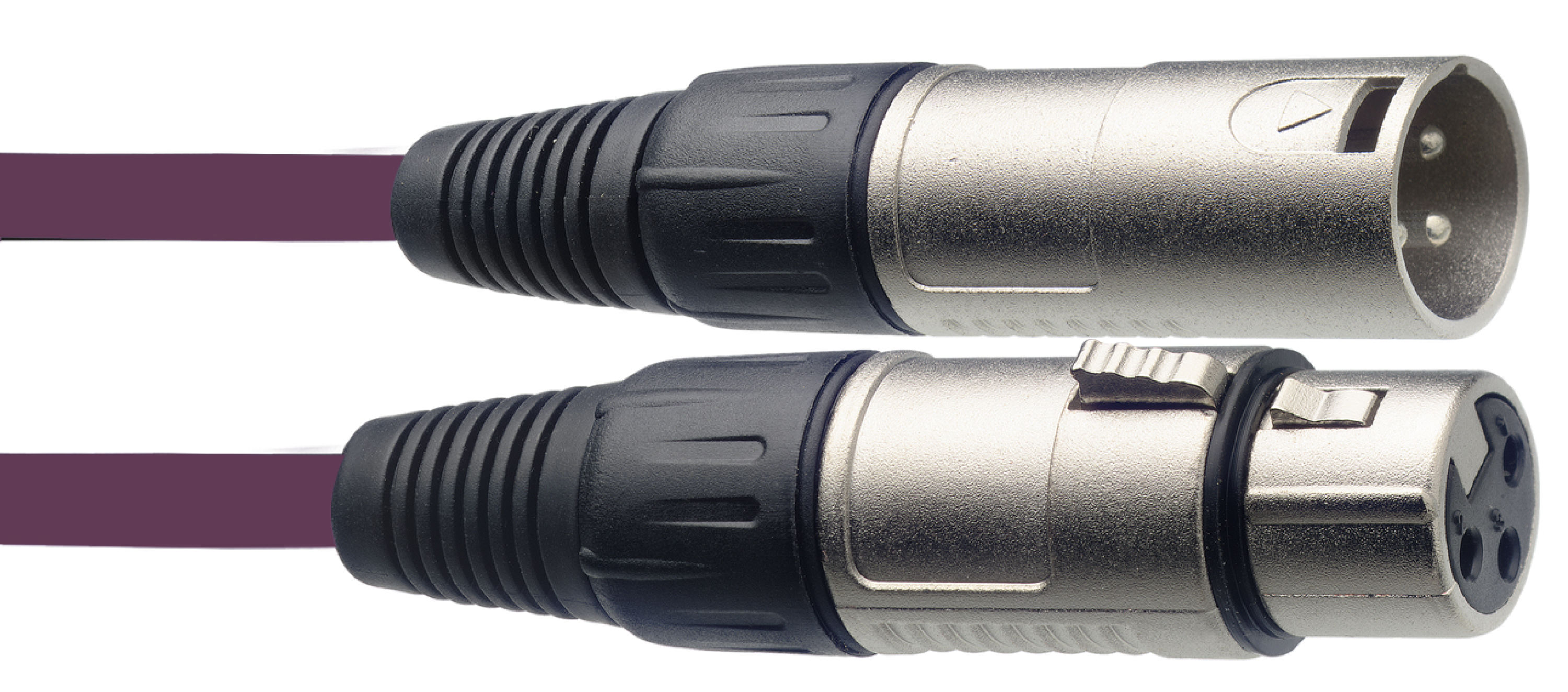 Stagg SMC3 CPP, kabel mikrofonní XLR/XLR, 3m, fialový